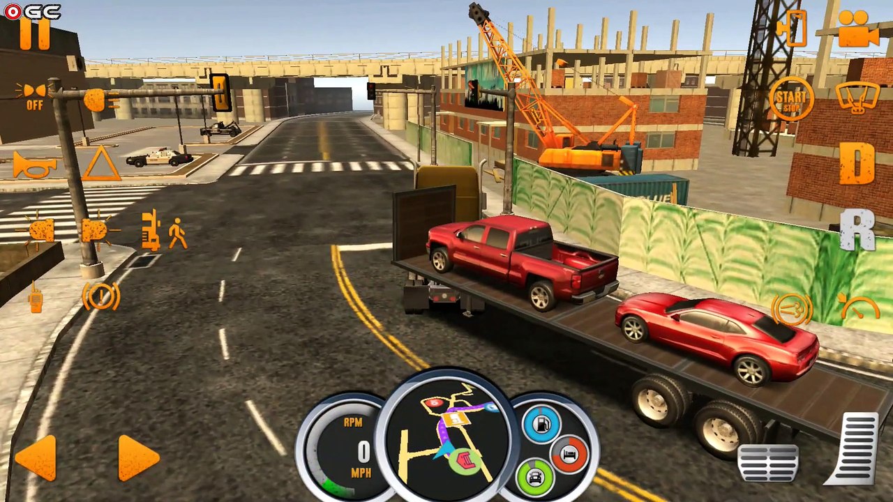 Truck Simulator USA "Yellow Big Truck" - MAP Nashville Cargo Vehicles - Android Gameplay FHD #3