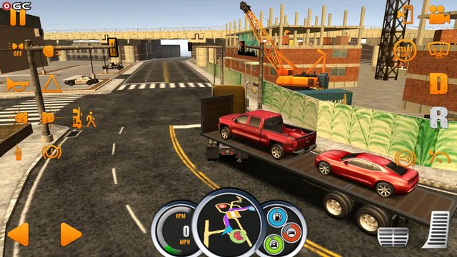 Truck Simulator USA Yellow Big Truck - MAP Nashville Cargo Vehicles - Android Gameplay FHD #3