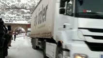 Kar ve Çığdan Temizlenen Tunceli-Erzincan Karayolu Tır Trafiğine Açıldı