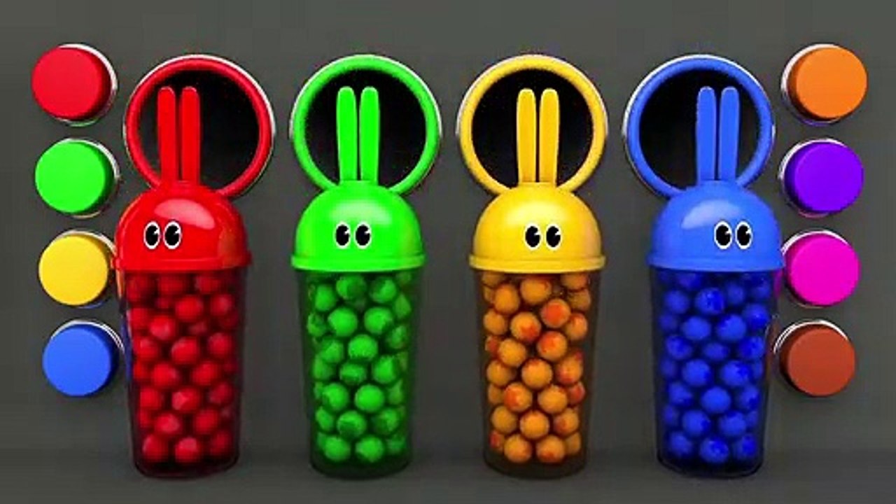 Learn Colors with Baby Monkey and Soccer Ball Finger Family Song for Kids Children