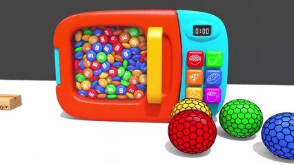 Learn Colors with Bunny Mold and Shape Balls Nursery Rhymes for Kids Children