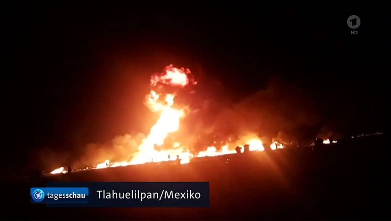Unglück in Mexiko: Mehr als 20 Menschen sterben bei Explosion an Pipeline