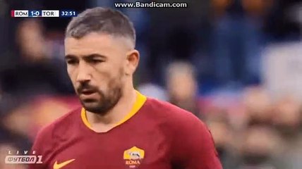 Aleksandar Kolarov Penalty Goal HD - AS Roma 2-0 Torino 19.01.2019