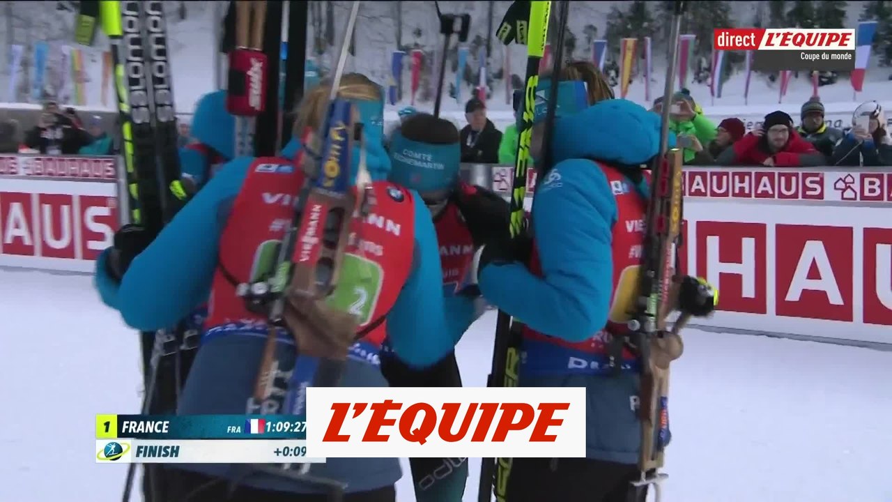 La France s'impose dans le relais de Ruhpolding - Biathlon - CM