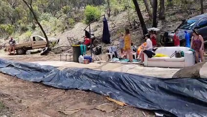 Petite aprem de sauts en famille