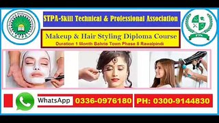 #Makeup & #HairStyling #Diploma #Course #training  #beautician #bahriaTown #Rawalpindi