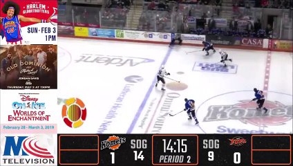 ECHL Indy Fuel 3 at Fort Wayne Komets 2