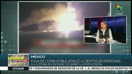 Al menos 21 muertos por explosión de ducto de combustible en México