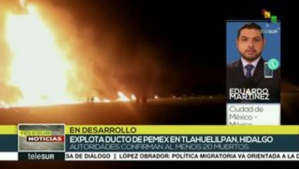 México: explota toma clandestina de combustible, hay 20 muertos