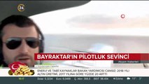 Sevincini ailesiyle paylaştı