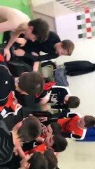 Chant du sporting après la victoire des u13