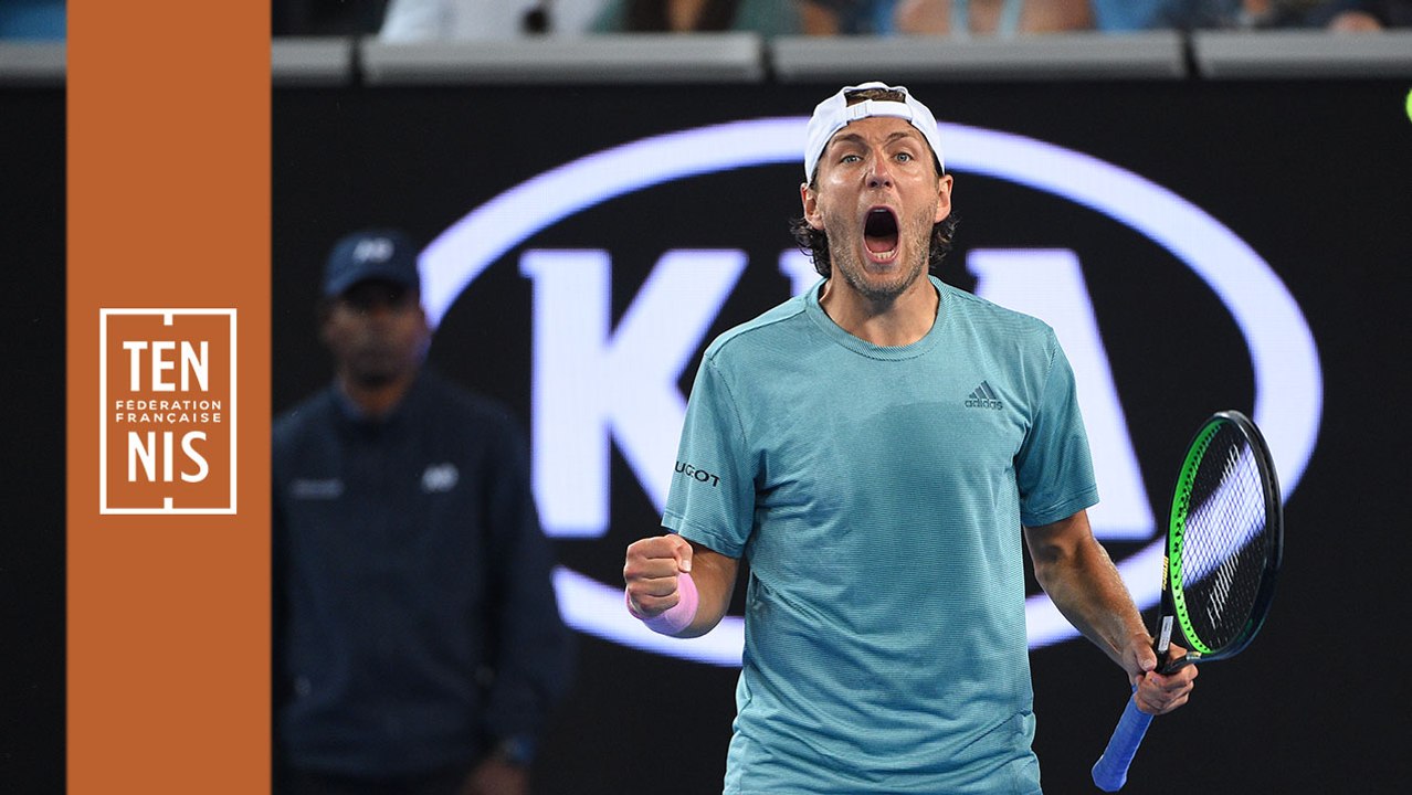 Open d'Australie 2019 : Lucas Pouille en deuxième semaine et heureux !