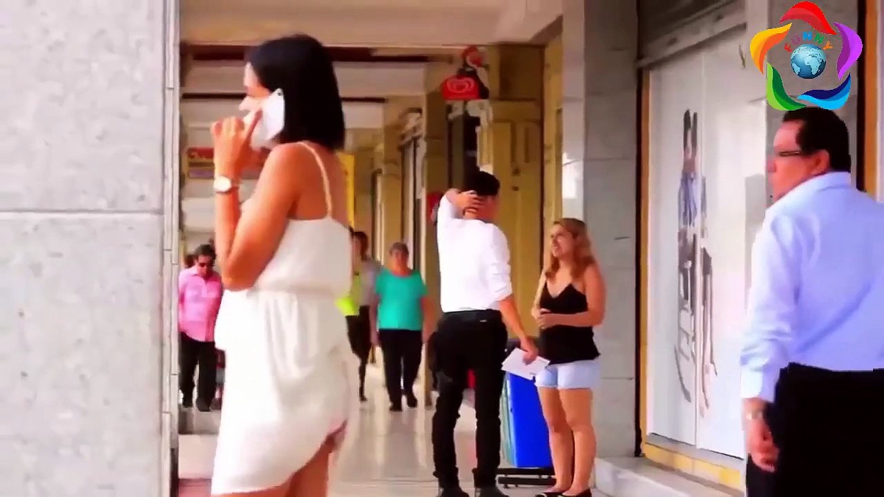 Funny Stuck up dress Prank - Funny Skirt and Panties Prank