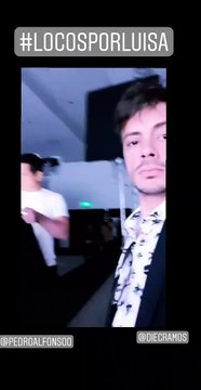 Pedro en back premios Vos 2 - 03 de Enero