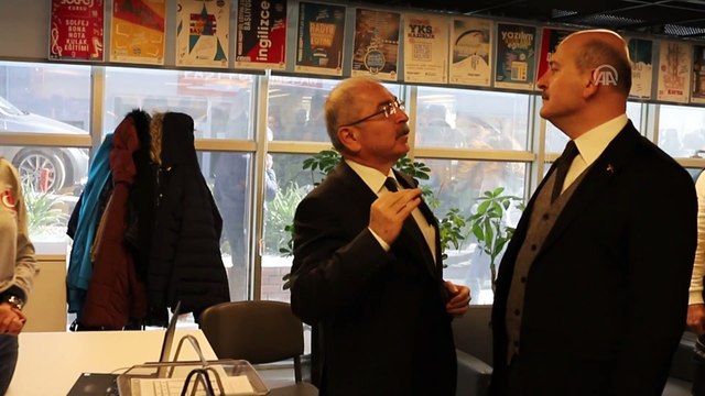 Bakan Soylu, Mardin Büyükşehir Belediyesi Gençlik Merkezinde incelemelerde bulundu - MARDİN