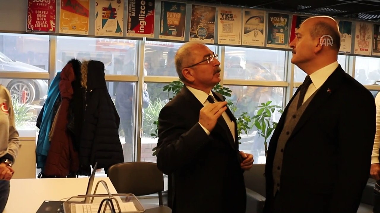 Bakan Soylu, Mardin Büyükşehir Belediyesi Gençlik Merkezinde incelemelerde bulundu - MARDİN