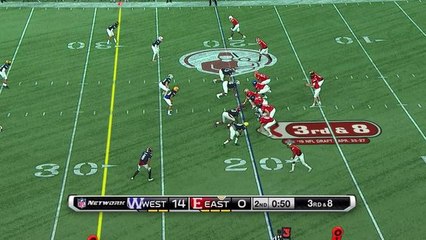 Justin Hollins brings down Cornelius for sack