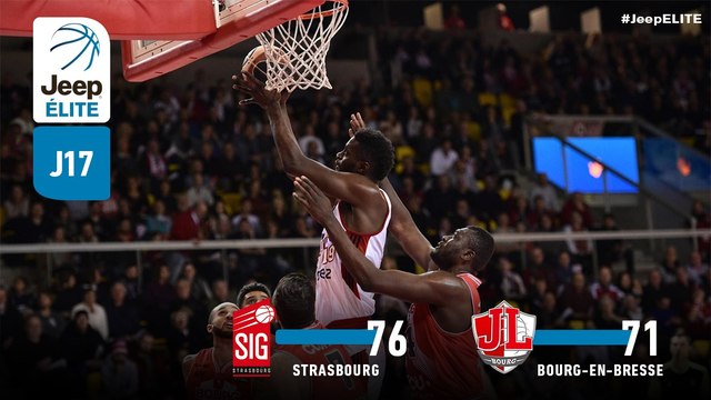 Jeep® ÉLITE : Strasbourg vs Bourg-en-Bresse (J17)