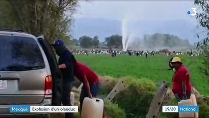 Mexique : explosion d'un oléoduc