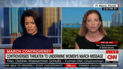 Tải video: Rep. Debbie Wasserman Schultz speaking on Controversies threaten to undermine women's march message. #News #CNN #Florida @DWStweets