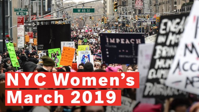Women's March On NYC 2019 Spreads Message Of Unity Despite Controversy