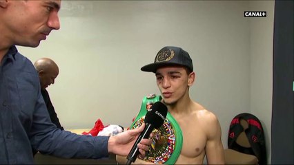 Soirée Boxe - Las Vegas : La réaction exclusive de Nordine Oubaali pour CANAL+ - Warren VS Oubaali
