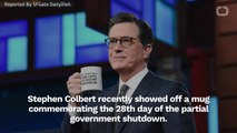 Stephen Colbert Sells ‘Shutdown Mug’ To Help Feed Unpaid Federal Worker