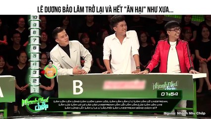 LÊ DƯƠNG BẢO LÂM TRỞ LẠI VÀ HẾT "ĂN HẠI" NHƯ XƯA...