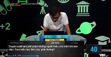 10X ghi điểm tuyệt đối ở vòng thi Tăng tốc 'Đường lên đỉnh Olympia' - Gương mặt trẻ - ZING.VN
