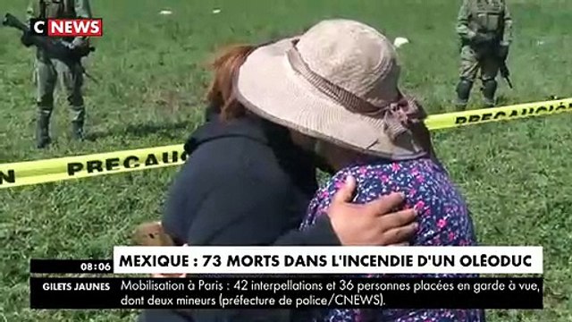 Mexique : Les images terrifiantes de l'explosion d'un oléoduc qui a fait au moins 73 morts et des dizaines de blessés