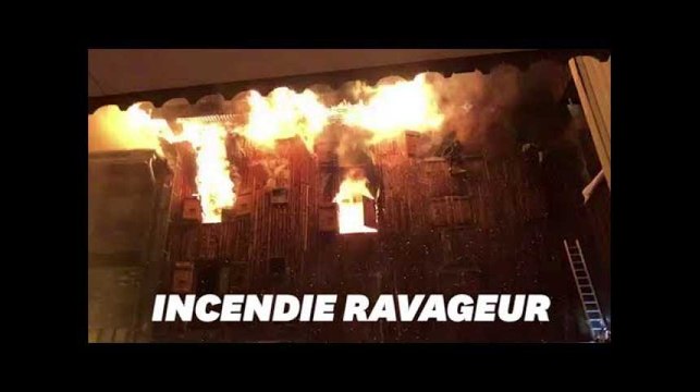 À Courchevel, les images de l'incendie meurtrier