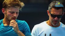 Open d'Australie 2019 -David Goffin et son coach Thierry Van Cleemput, c'est fini !