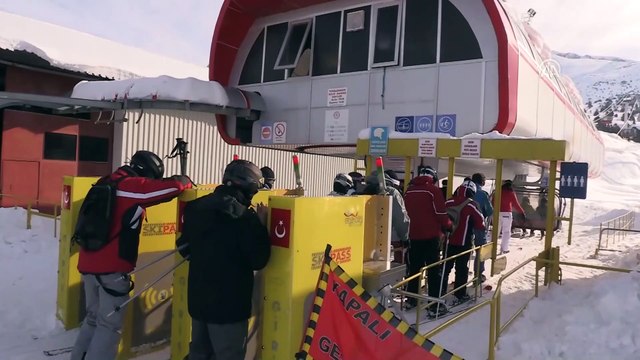 Ergan Dağı'nda yarıyıl tatili yoğunluğu - ERZİNCAN