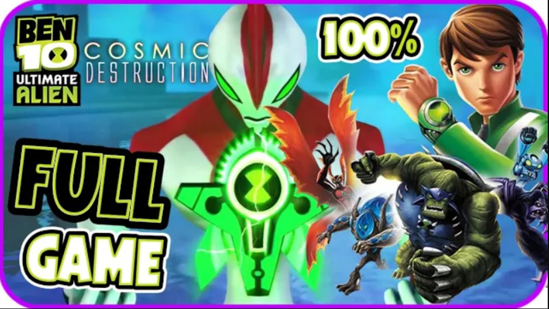 Ben 10 Cosmic Destruction Walkthrough 100% FULL GAME Longplay (PS3, X360,  PS2, PSP, Wii) - video Dailymotion