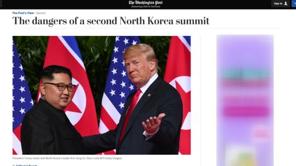 美 워싱턴포스트 "2차 북미정상회담, 김정은의 전술적 승리" / YTN