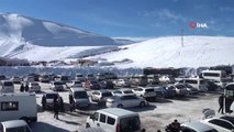 Yedikuyular Kayak Merkezi Yarıyıl Tatilinde Ziyaretçi Akınına Uğradı