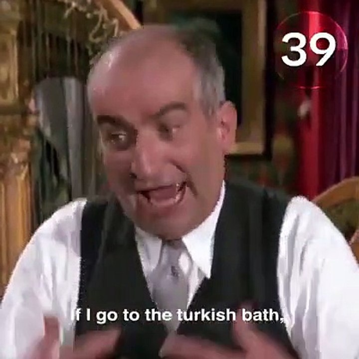 Louis de Funès malmène l'anglais...