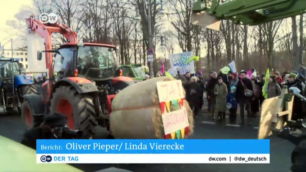 Wir haben es satt! - Demo für ökologische Landwirtschaft in Berlin | DW Nachrichten