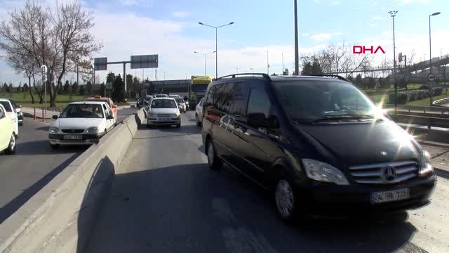 İstanbul- Kağıthane'de Zincirleme Kaza
