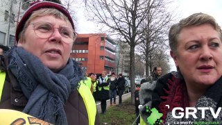 Marche des femmes, gilets jaunes Rodez