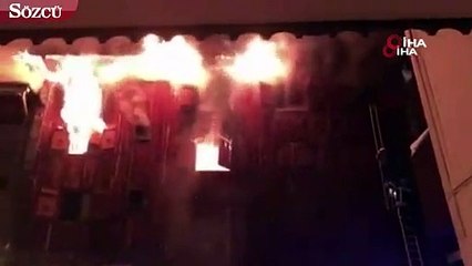 Kış turizminin gözde beldesinde yangın