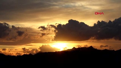 Muğla Bodrum'da Gün Batımı Güzelliği
