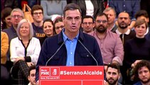 Sánchez dice que el PSOE representa la 
