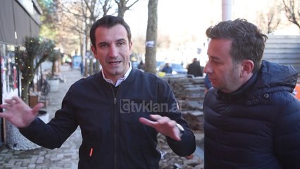 Rehabilitohen trotuaret ne Rrugen e Kavajes