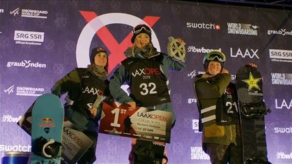 Half-pipe : Kim et James enchantent Laax