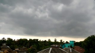 A black cloud covered the village