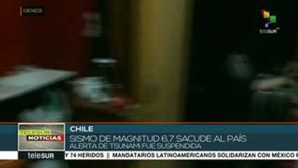 Sismo de 6.7 grados Richter en el norte de Chile