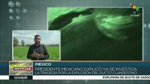 México: gobierno federal investiga explosión en ducto de PEMEX