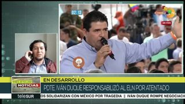 Duarte: Duque pretende justificar violencia guerrerista en Colombia