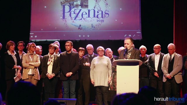 PEZENAS - Cérémonie des voeux en images de M. Alain Vogel-Singer du 18 janvier 2019